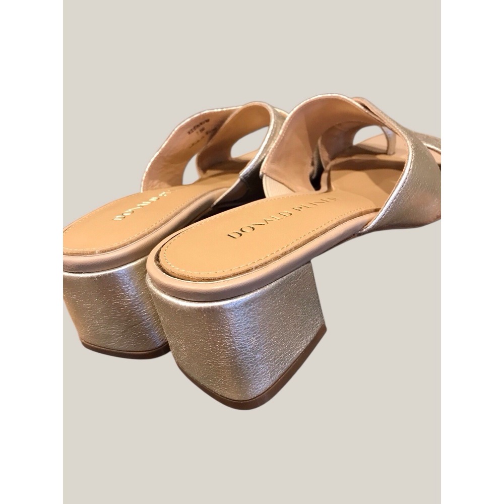 New Donald Pliner Women's Keena Plantino Casual Dress Heeled Sandal Sz 7.5 - Picture 6 of 8